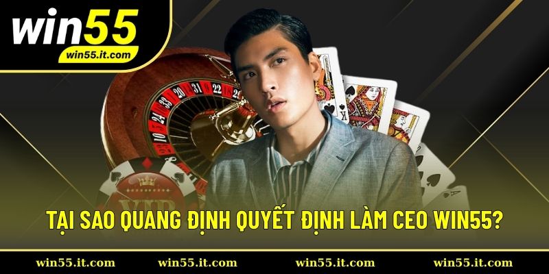 Lý do Dương Quang Định làm CEO cho sân chơi